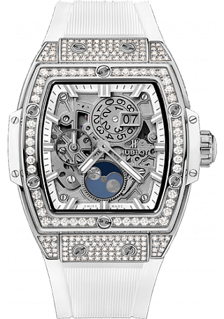 Replica Hublot MOONPHASE TITANIUM PAVE 647.NE.2070.RW.1604 watch